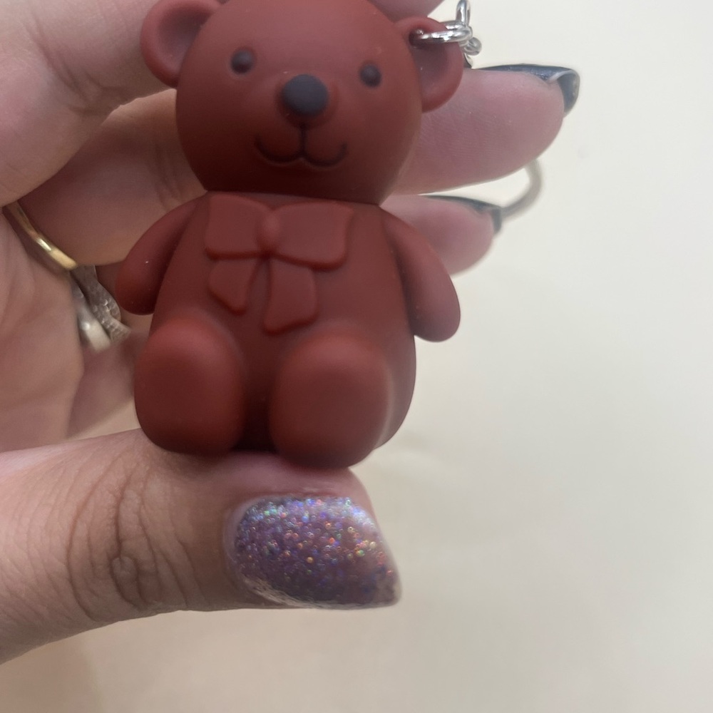 Brown Teddy Bear Keychain